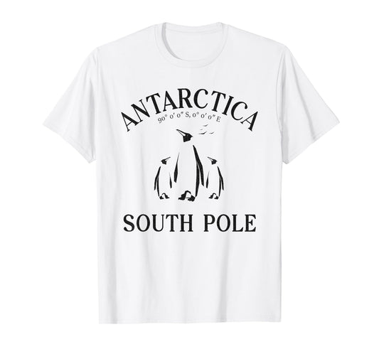 Antarctic Penguins South Pole Polar Expedition T-Shirt