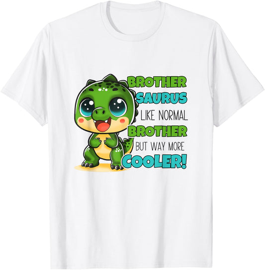 Dinosaur Brother Brothersaurus Brothers Cooler Siblings T-Shirt