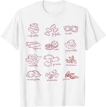 Pasta Tomato Graphic For Girl Women T-Shirt