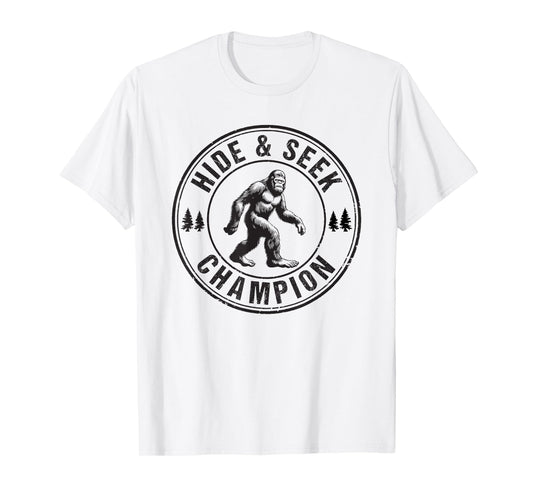 Bigfoot Hide And Seek Champion Sasquatch T-Shirt