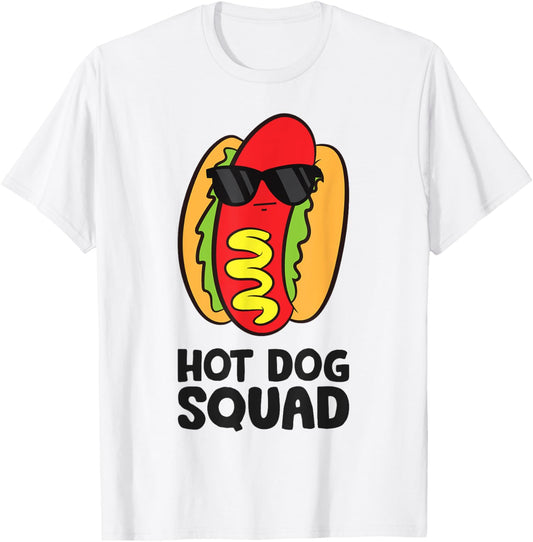 Hot Dog Squad Funny Hotdog T-Shirt