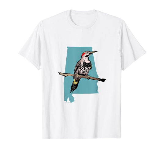 Alabama State Bird Northern Flicker Yellowhammer Outdoors T-Shirt
