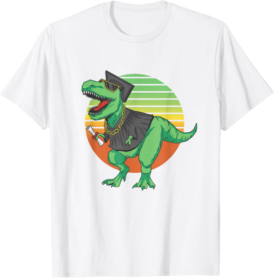 Dinosaur Graduate Graduation Student T-Shirt