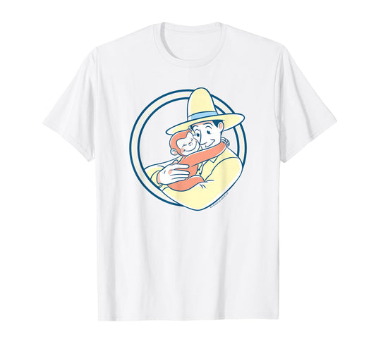 Curious George The Man with the Yellow Hat Hug T-Shirt