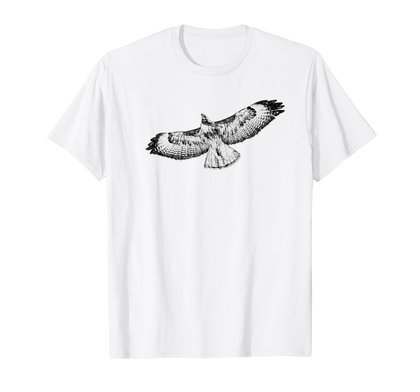 Hawk T Shirt Bird Flying Sketch