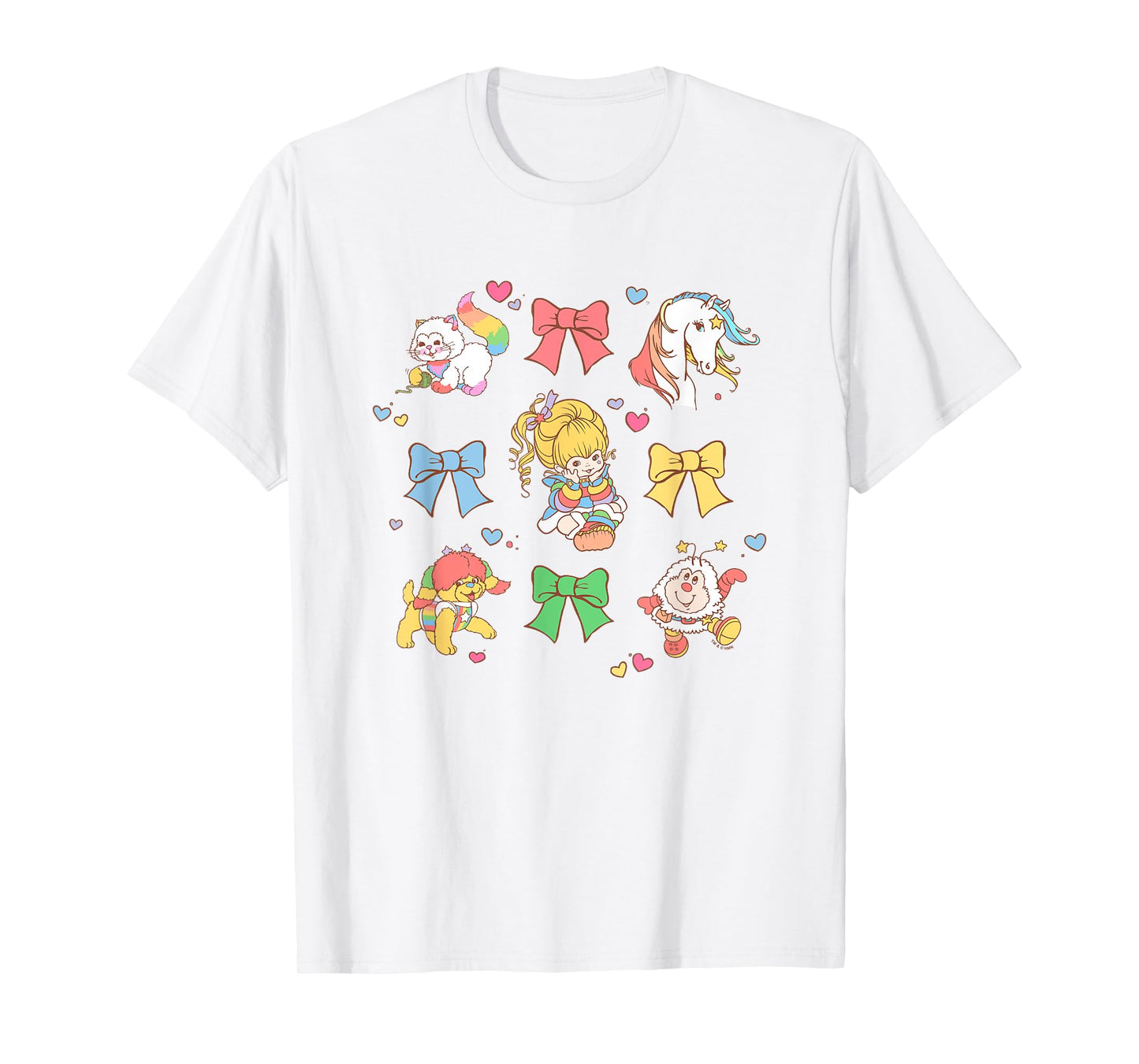 Rainbow Brite Unicorn Bows & Sprites Jumble T-Shirt