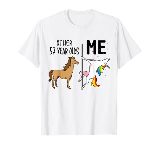 Other Unicorn 57 Year Olds Birthday And Me Gift For Women T-Shirt