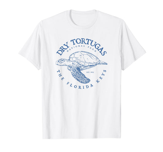 Dry Tortugas National Park Florida Keys Scuba Diving Turtle T-Shirt
