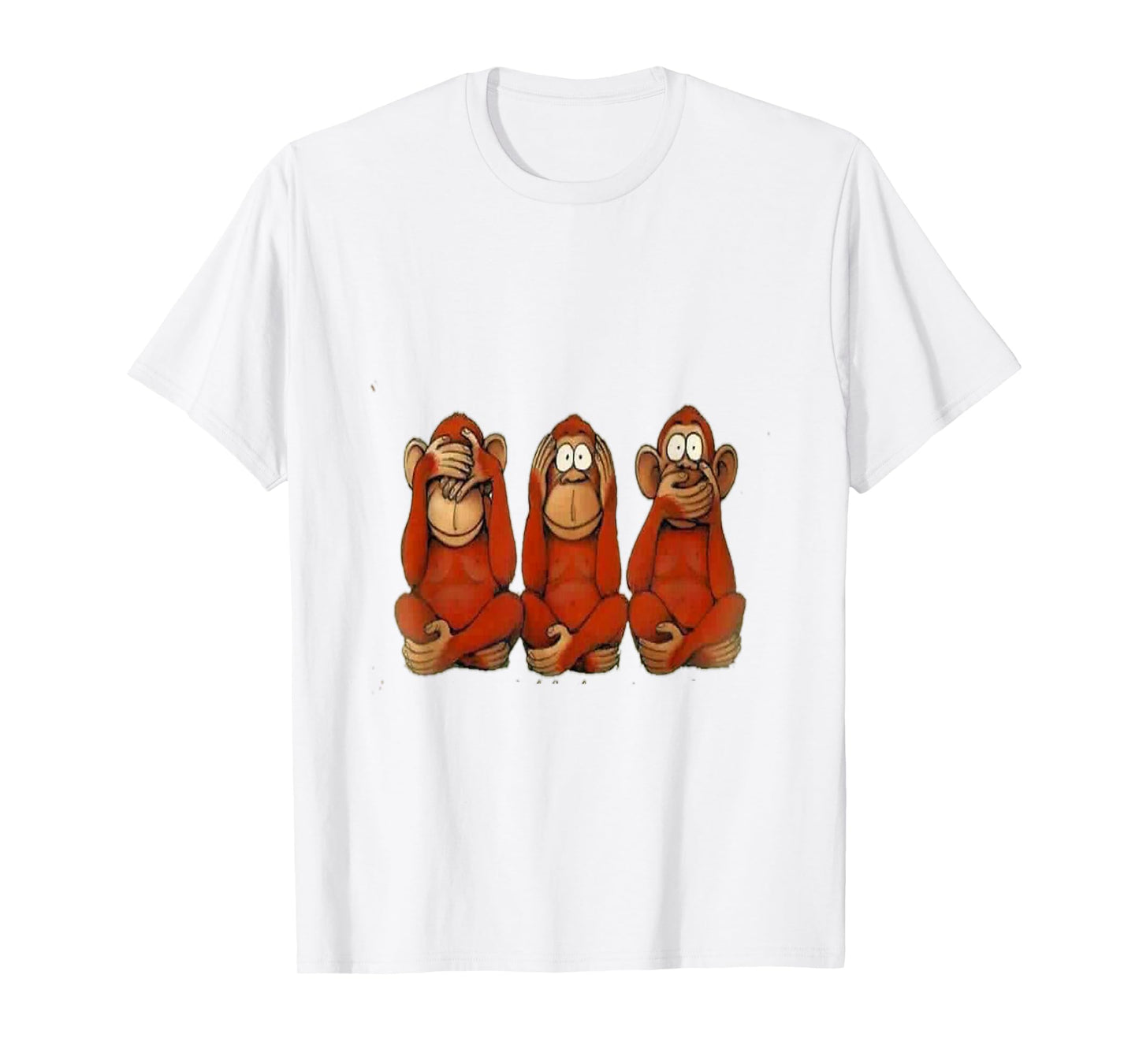 Monkeys See, Hear & Speak Novelty Gift Idea T-Shirt T-Shirt