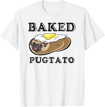 Pugtato, Funny Dog Lovers, Ladies Man Dog, I Love My Pug T-Shirt