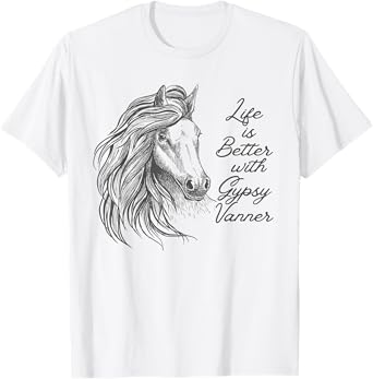 Gypsy Vanner Horse Riding Lover T-Shirt