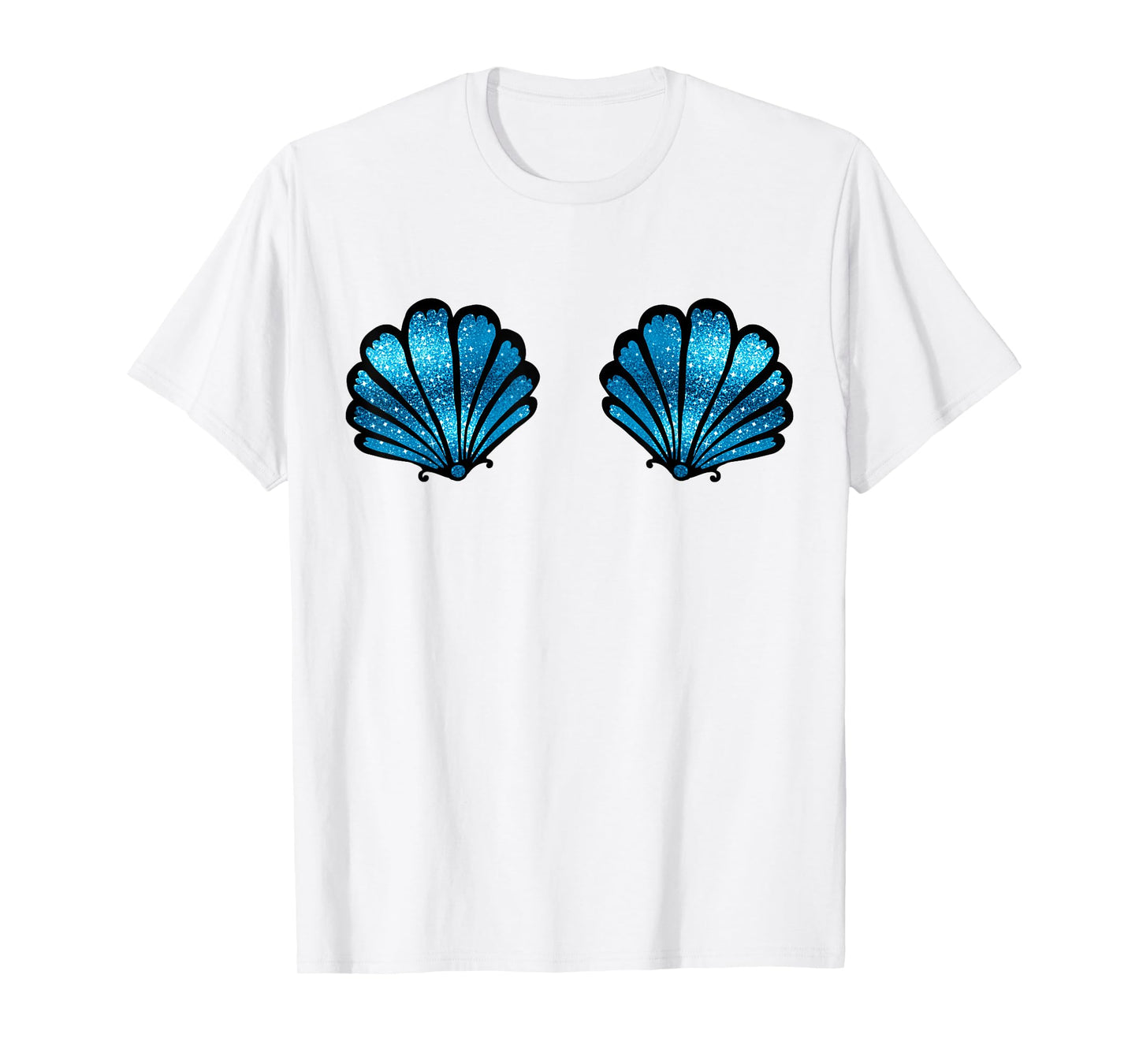 Mermaid, Seashell, Sea, Shell, Bikini, Carnival, Halloween, T-Shirt