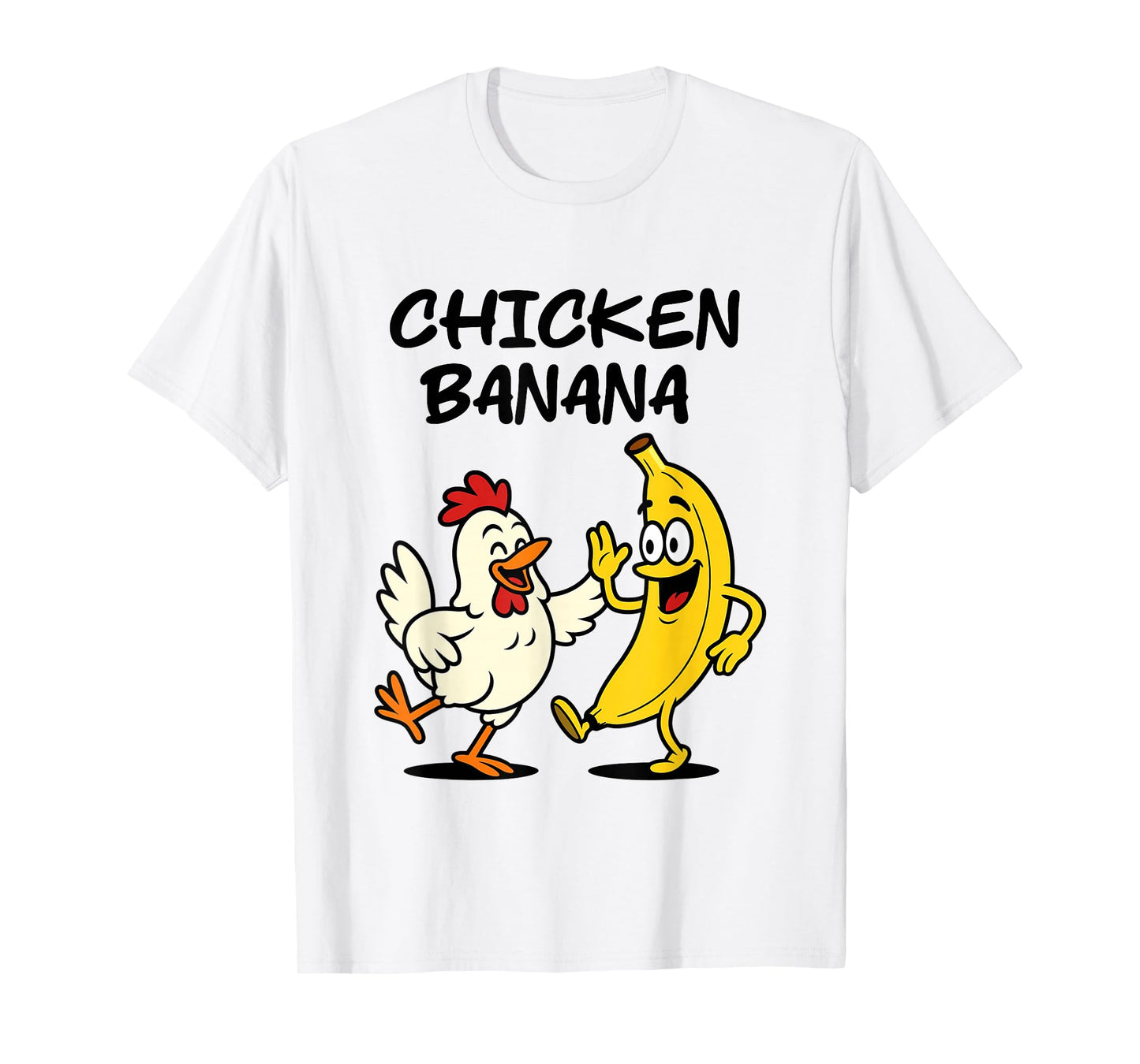 Funny Chicken Banana Teens Kids Dance T-Shirt