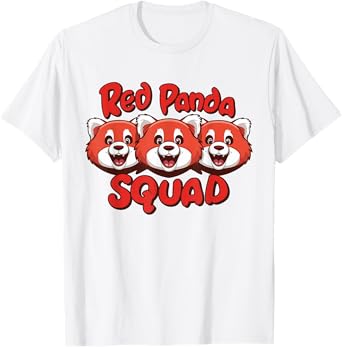Red Panda Squad TShirt Red Panda Lover Shirt Cool Red Panda T-Shirt