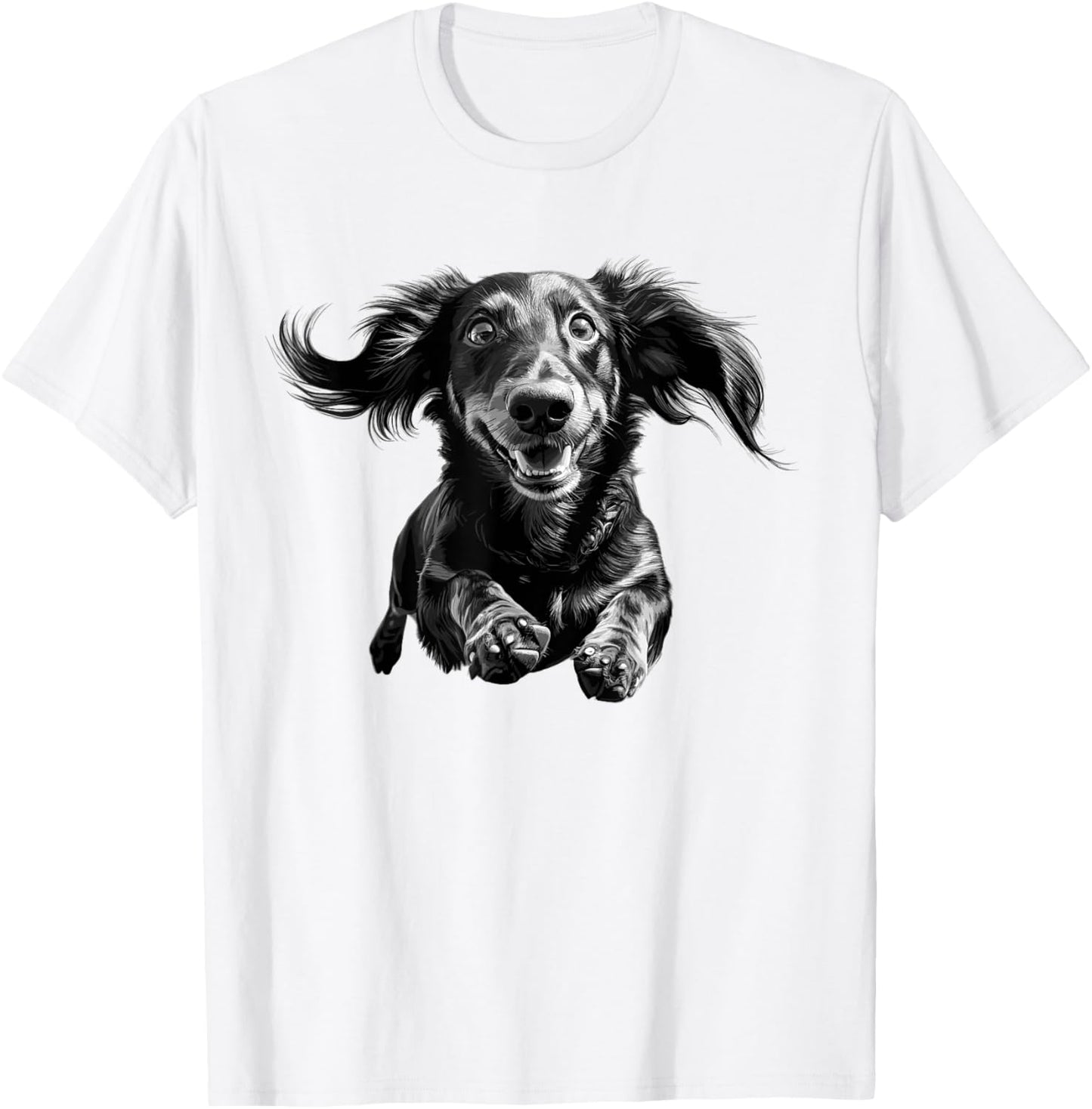 Flying Dachshund, Wiener Dog, Doxie Lover, Men, Women, Kids T-Shirt