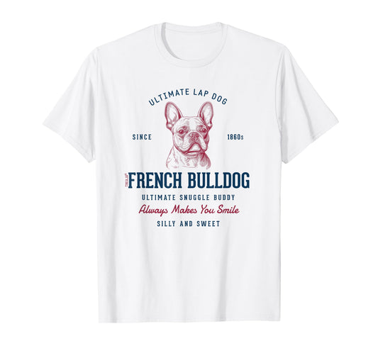 Retro Styled Vintage French Bulldog T-Shirt