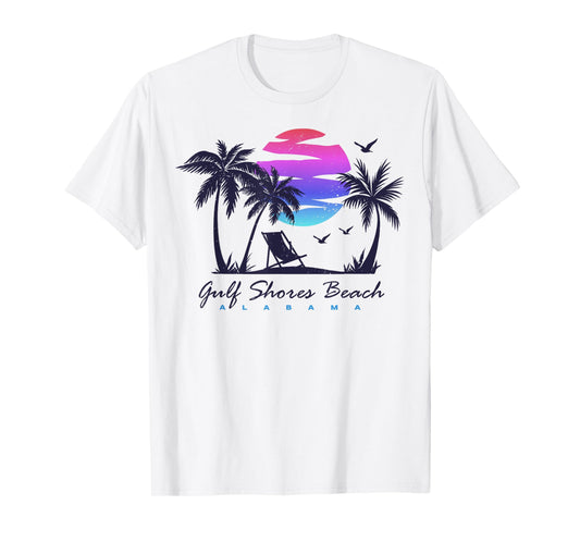 GULF SHORES BEACH ALABAMA Spring Break Vacation Trip Vintage Men Women Girls Kids T-Shirt