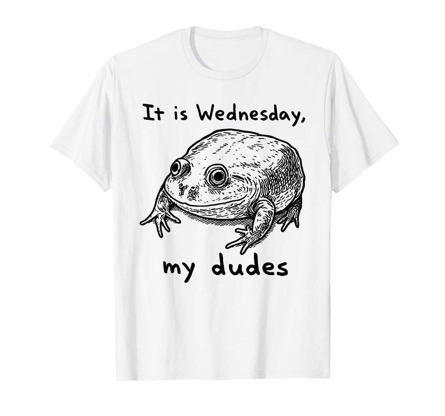 Retro It Is Wednesday My Dudes Funny Frog T-Shirt
