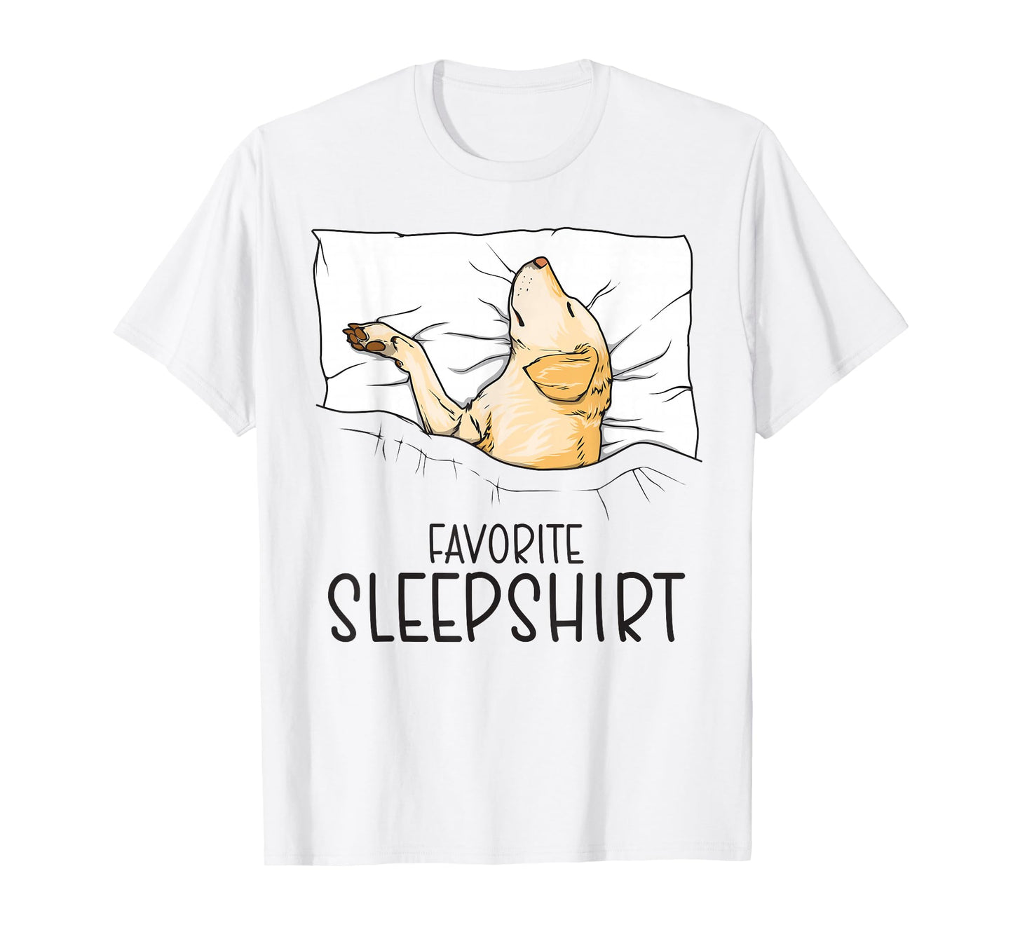 Favorite Sleepshirt, Napping Labrador Pajama T-Shirt