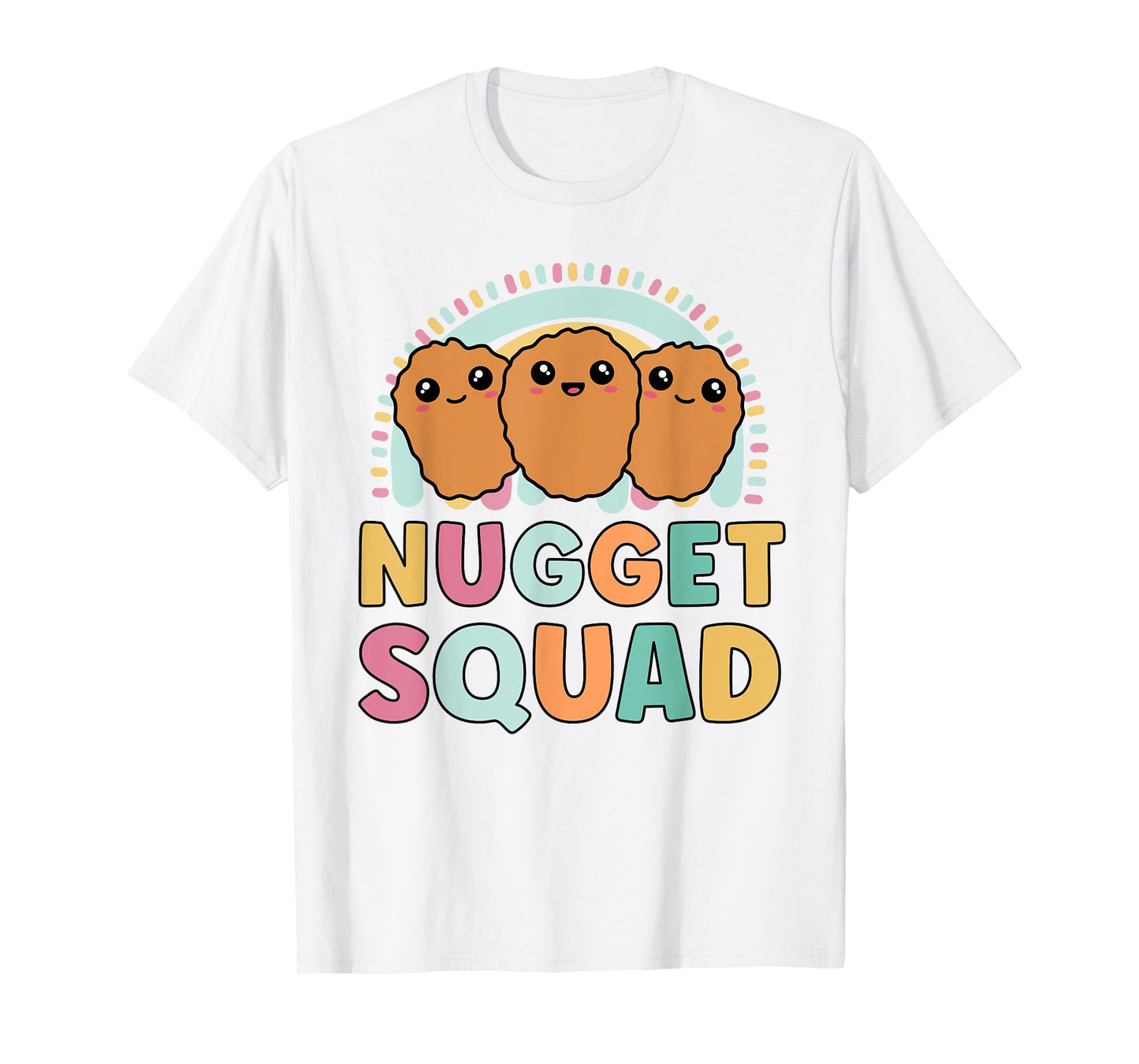 Nuggets Squad Funny Matching For Girls Chicken Nuggets T-Shirt