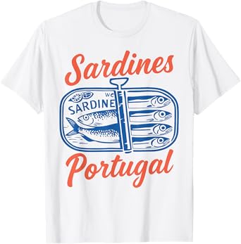 Sardines Tinned Fish Retro Graphic For Men Women T-Shirt
