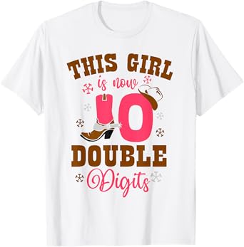It's My 10th Birthday This Girl Is Now 10 Years Old Teengirl T-Shirt