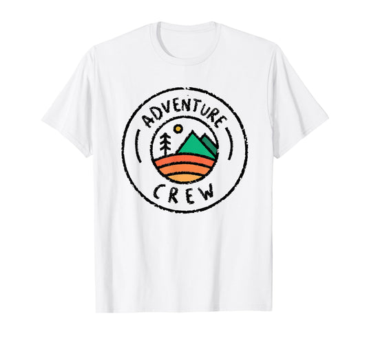 Camping Matching Shirts for Family Camper Adventure Crew T-Shirt