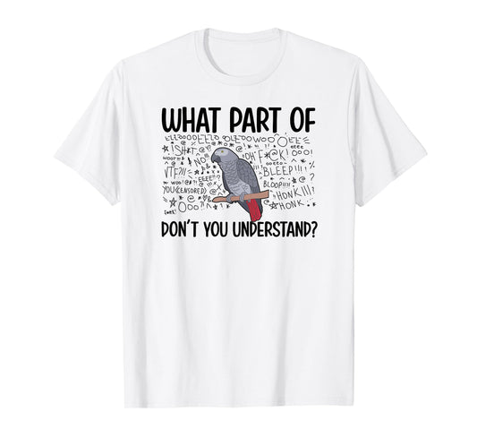 African Grey Parrot Owner Funny African Grey Dad T-Shirt