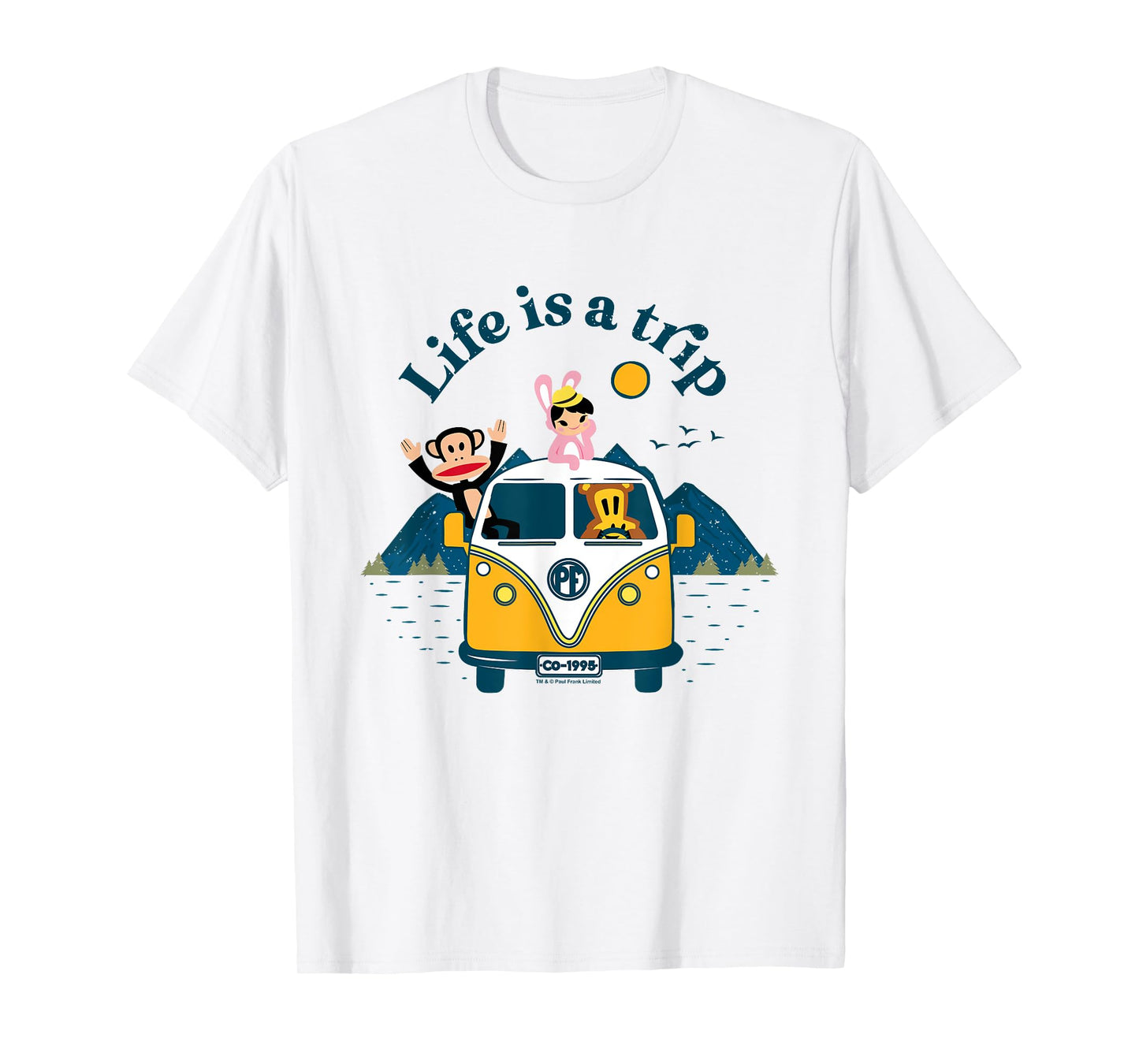 Paul Frank Julius & Co Life Is A Trip Camper T-Shirt