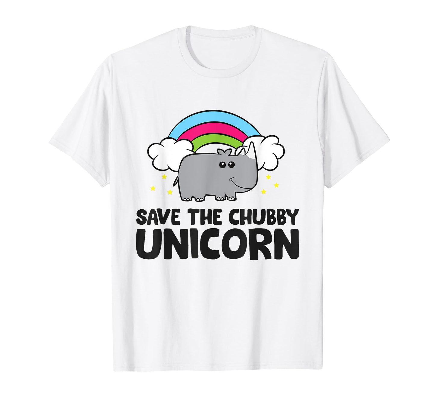 Save The Chubby Unicorn Love Rhinos T-Shirt