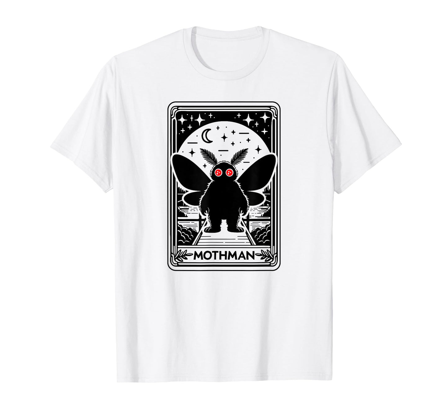 Mothman Shirt Tarot Card Cryptid Cryptozoology Cute Mothman T-Shirt