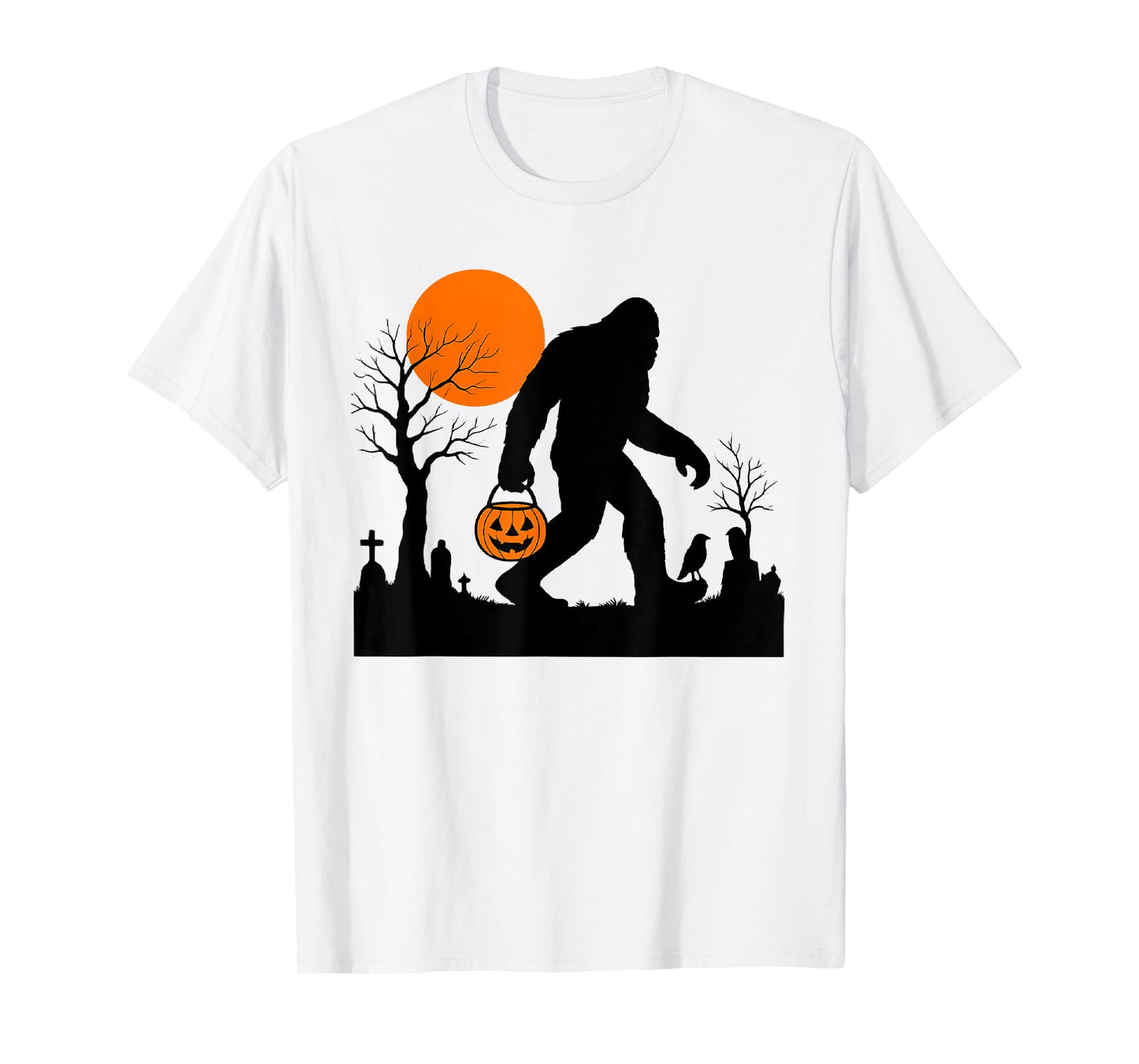 Funny Halloween Sasquatch Costume Bigfoot Scary Party T-Shirt