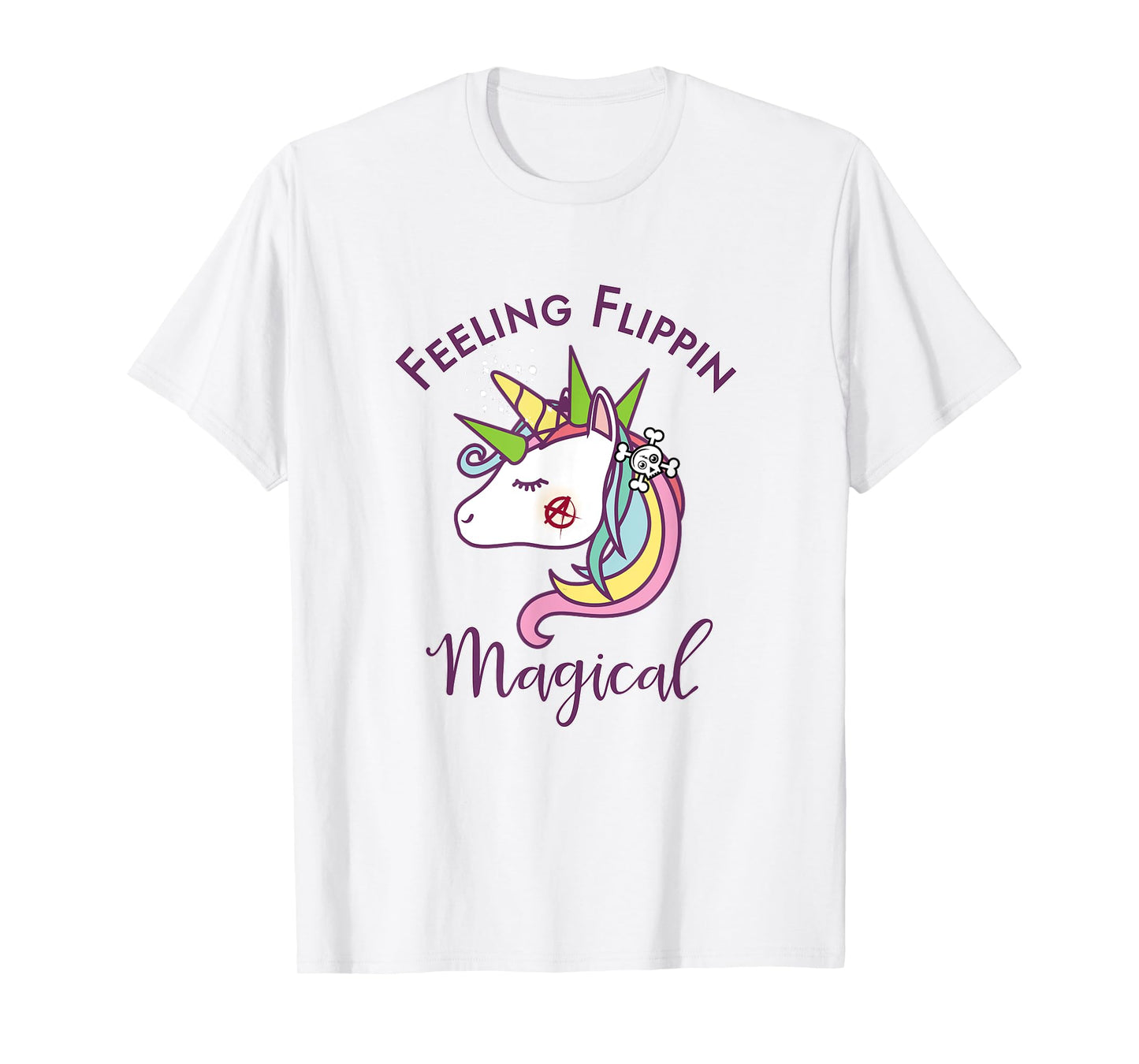 Punk Rock Anarchy Unicorn T-Shirt