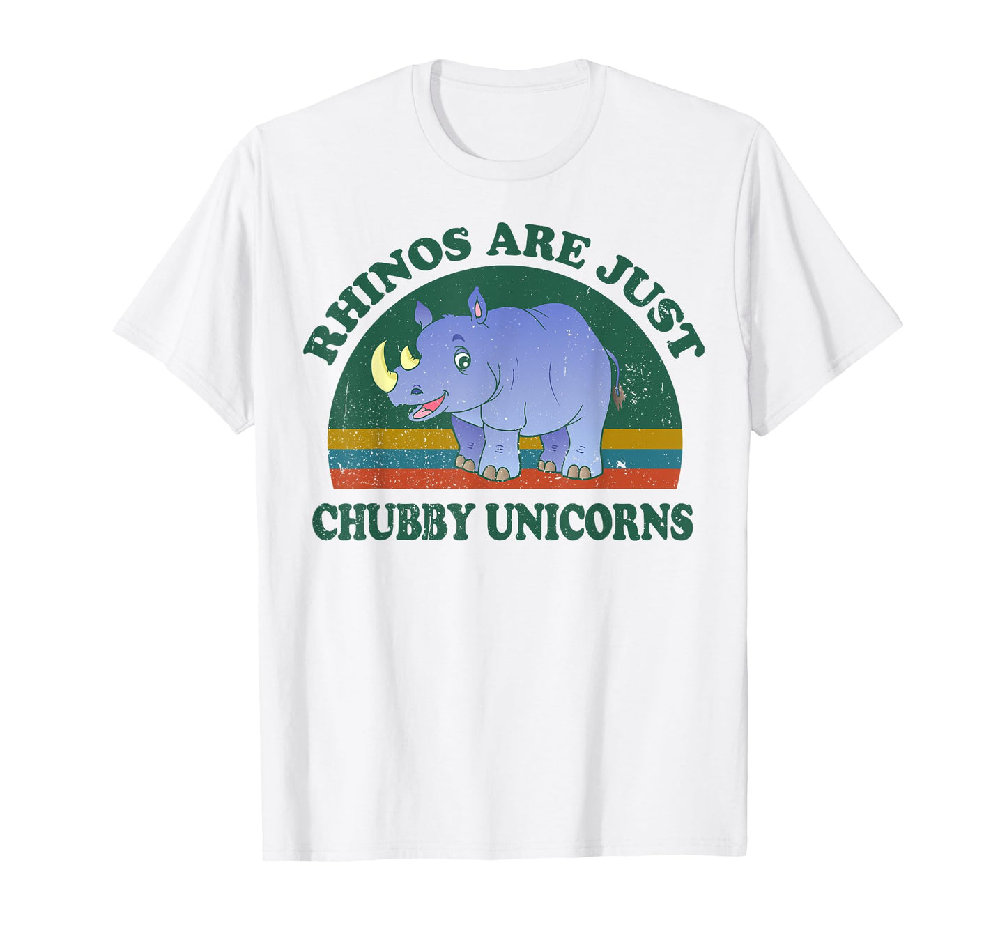 Rhino-Shirt Save The Rhinos Are Just Chubby-Unicorns T-Shirt