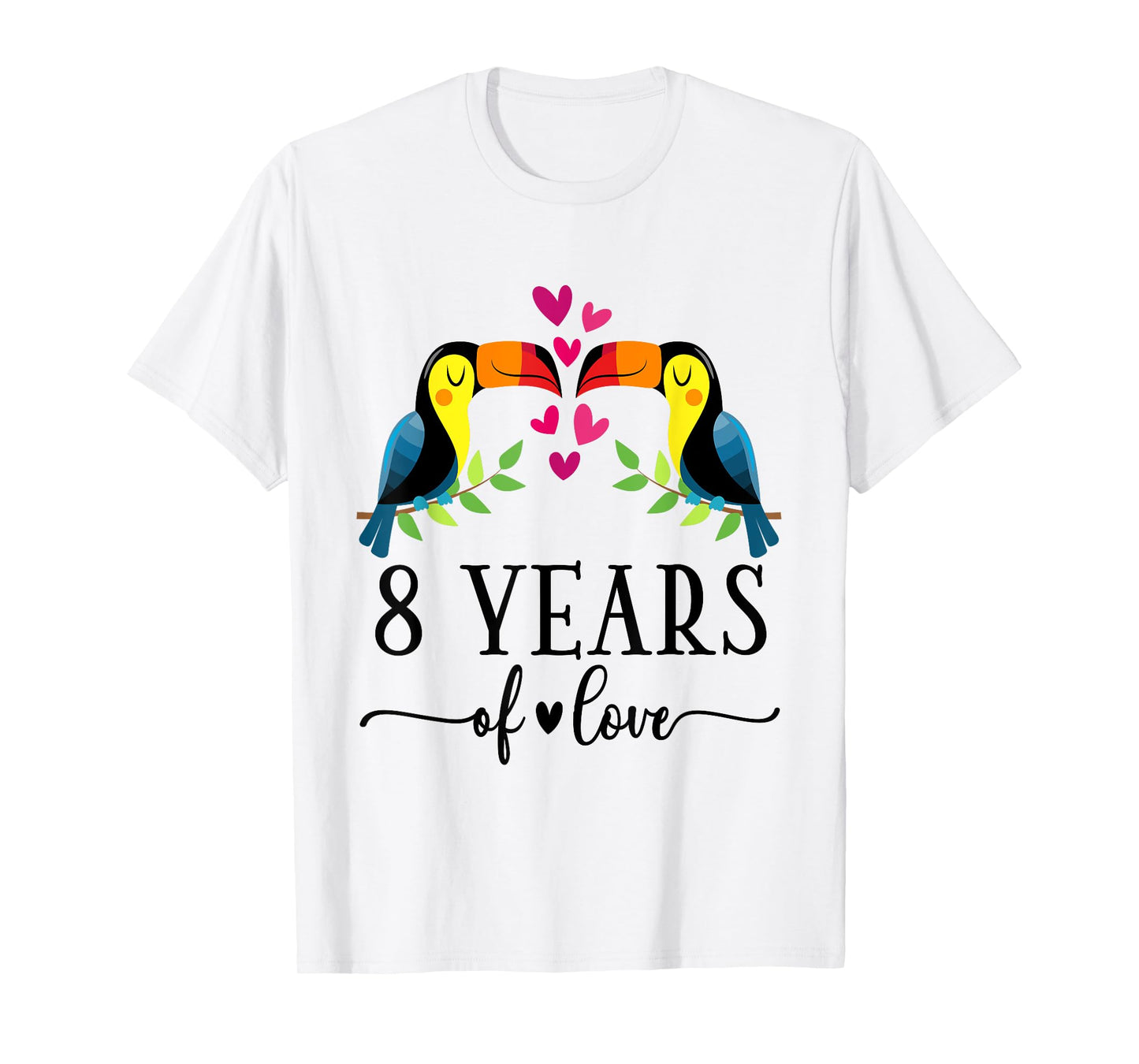 8th Anniversary Couples 8 Years Together T-Shirt