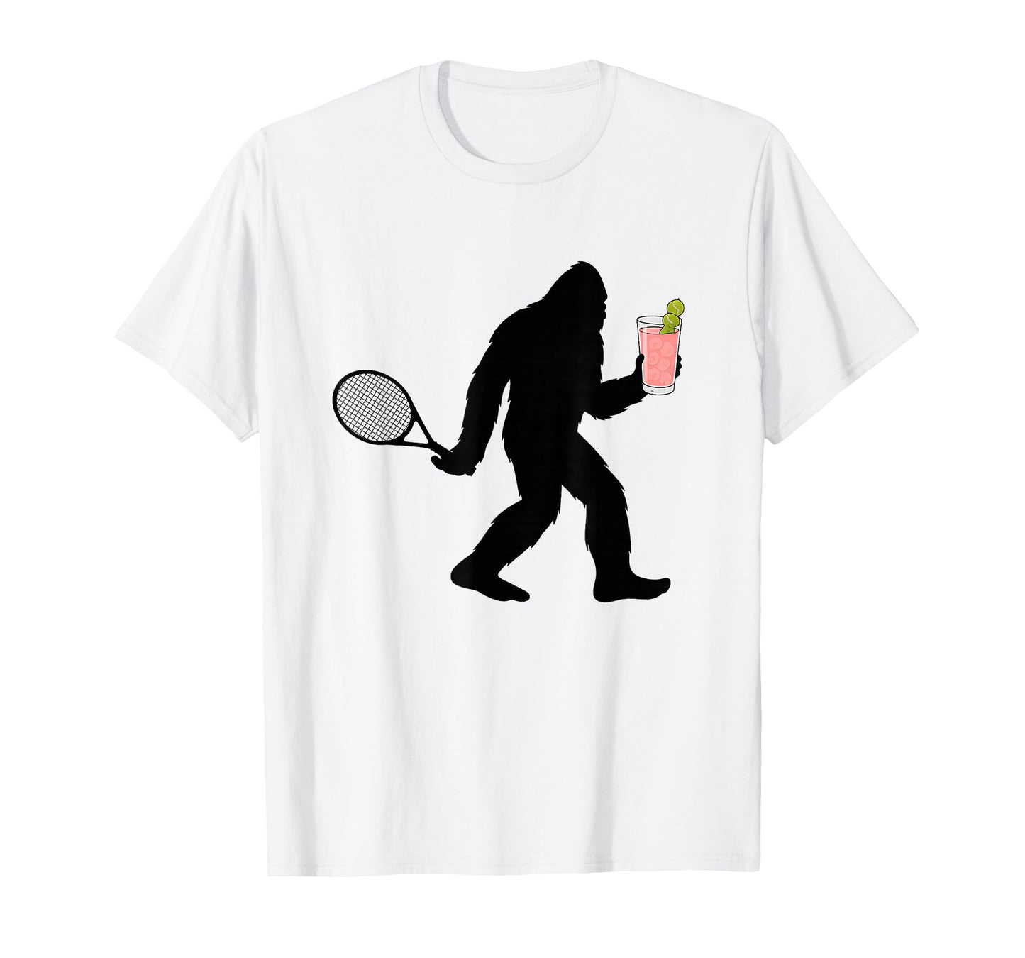 Funny Honey Deuce Tennis Big-Foot Sasquatch T-Shirt