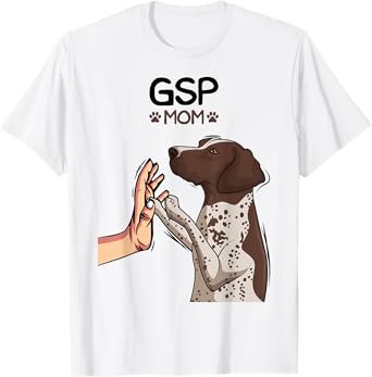 GSP Mom German Shorthaired Pointer Dog Girls Women T-Shirt