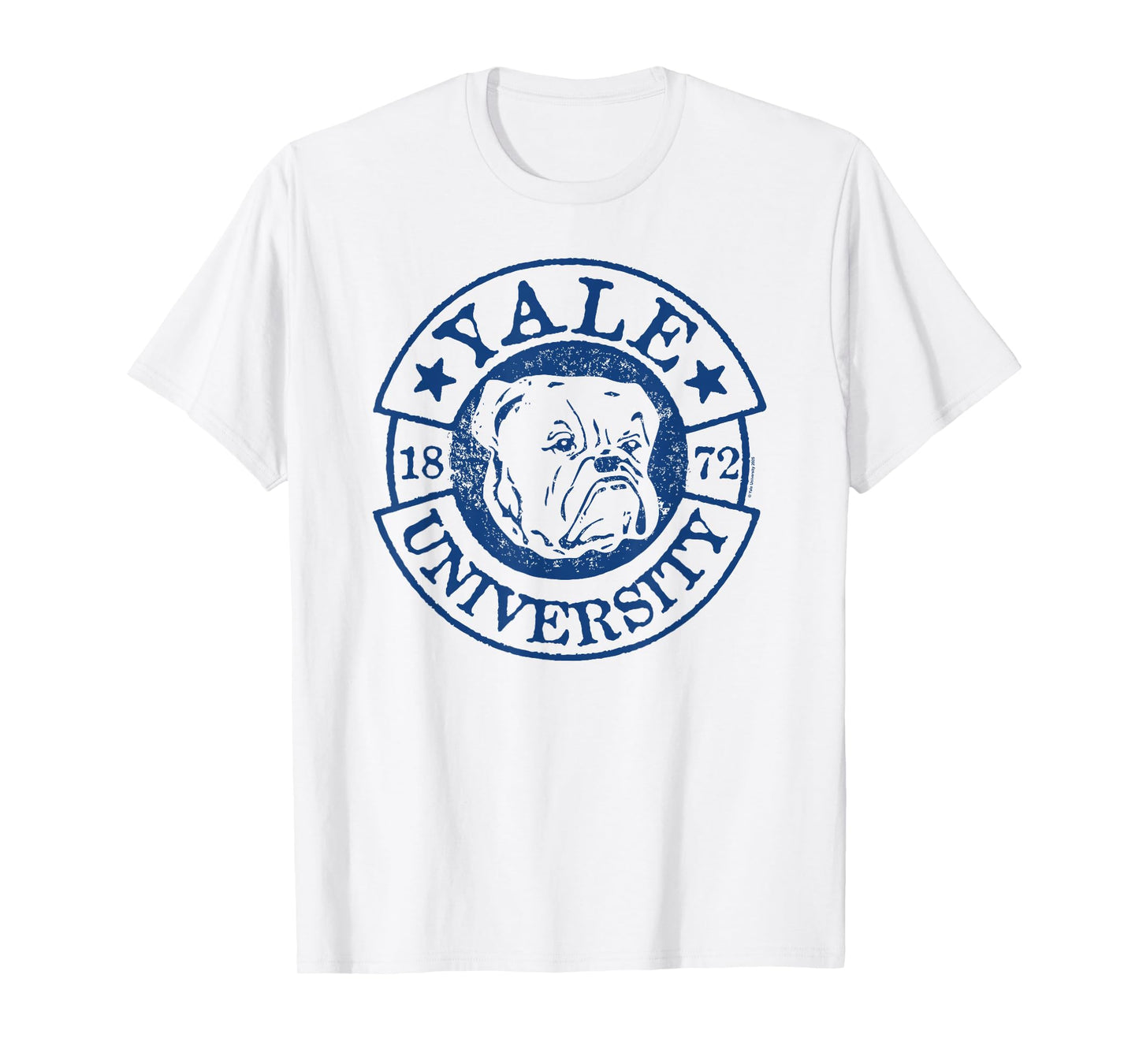 Yale University Est.1872 Handsome Dan Distressed Logo T-Shirt