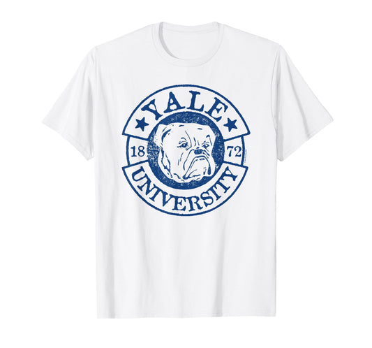 Yale University Est.1872 Handsome Dan Distressed Logo T-Shirt