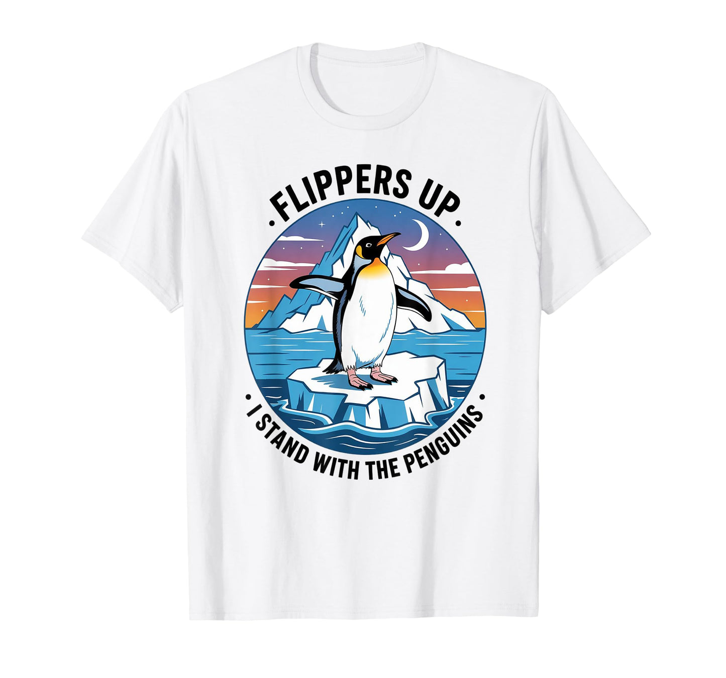 Flippers Up I Stand With The Penguins T-Shirt