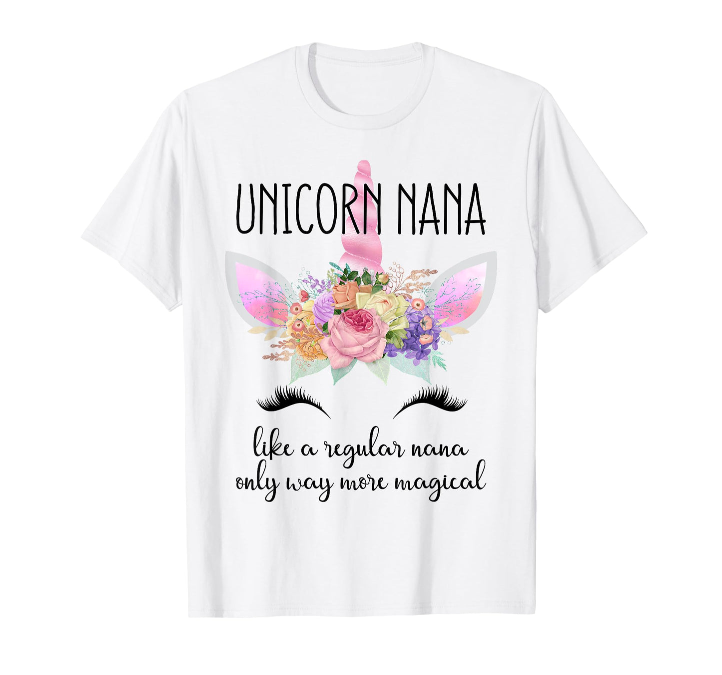Unicorn Grandma of the Birthday Girl Unicorn Nana T-Shirt