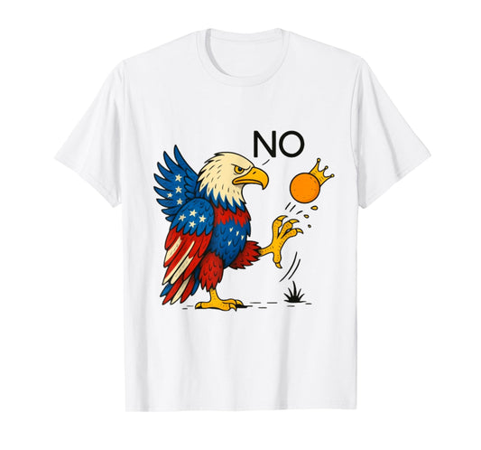 Funny No Kings In America Men Women T-Shirt