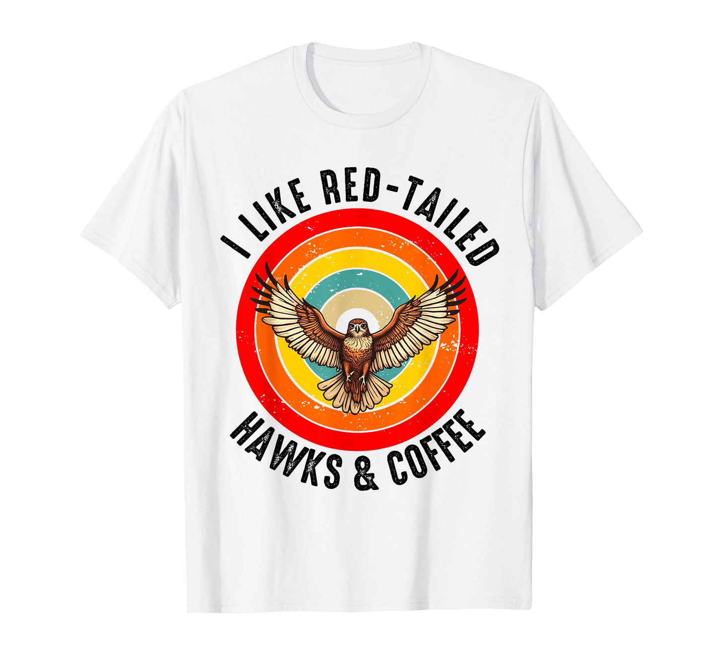 Red Tailed Hawk Chickenhawk Harlan's Hawk Buteo Jamaicensis T-Shirt