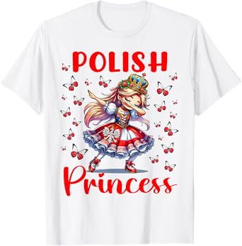 Polish Princess Dabbing for girls & kids T-Shirt