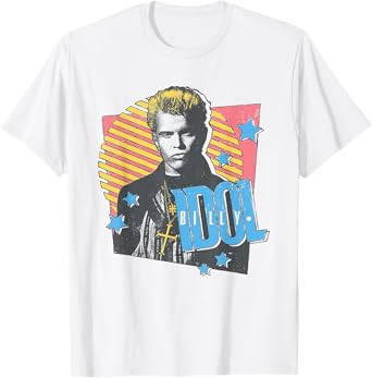 Billy Idol - Retro Outline T-Shirt