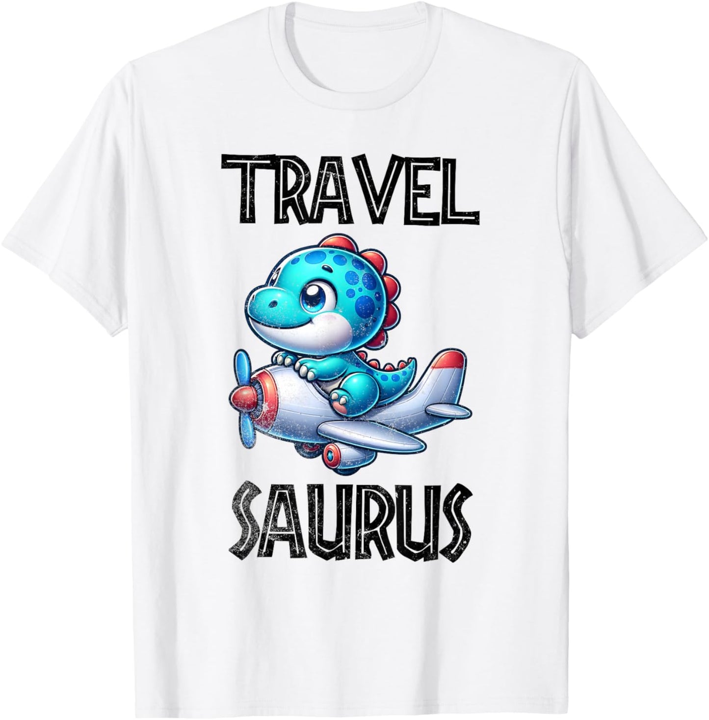 Travel Saurus Funny T-Rex T-Shirt