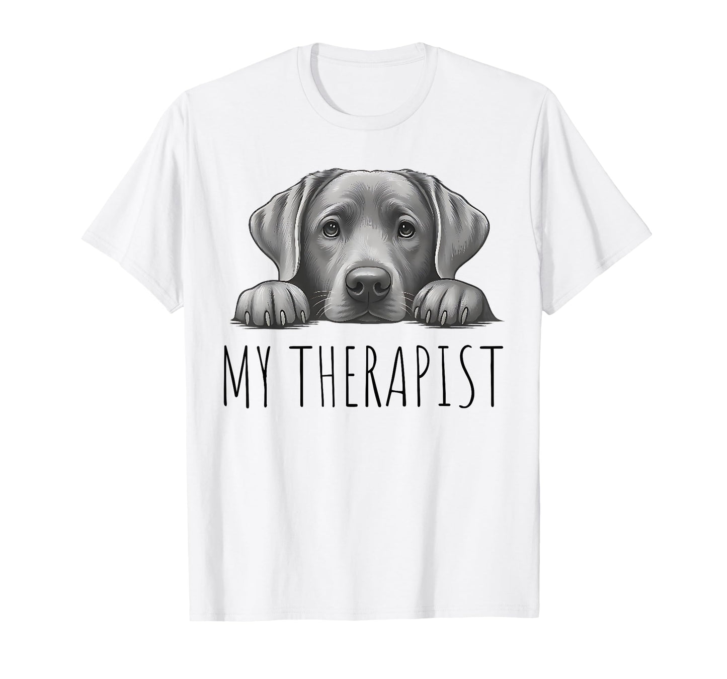 Funny Silver Labrador Dog Owner T-Shirt
