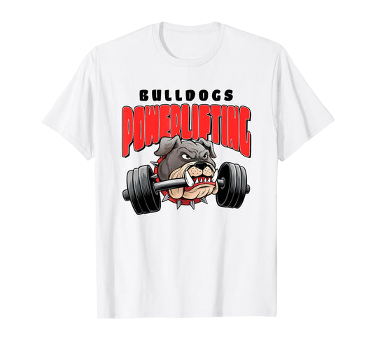 Gym Bro Bulldog Bodybuilding Powerlifting Deadlift Workout T-Shirt