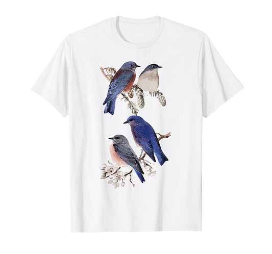Patience Bluebird of Happiness Blue Bird Eastern Bluebird T-Shirt