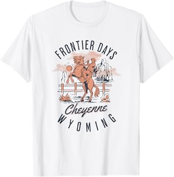 Cheyenne Wyoming Cowboys and Horse Frontier Days T-Shirt